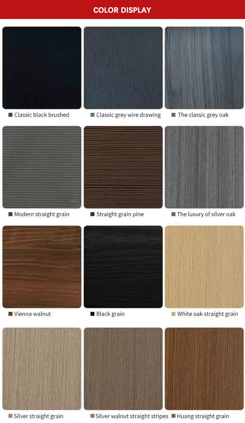 Anti-Scratch Composite Wooden Outdoor WPC Wall Panel